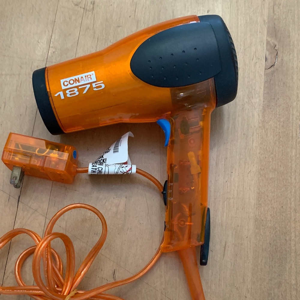 Conair 1875 Hair Dryer Orange
